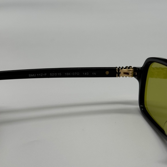 NEW MIU MIU SMU 11ZF 16K07O BLACK GREEN MU 11ZS WOMEN MU11ZS SUNGLASSES